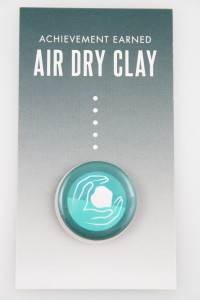 Air Dry Clay Badge