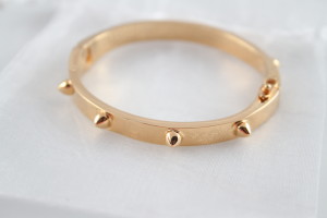 CC Skye Mini Spike Gold Bracelet