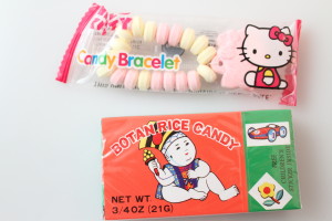 Hello Kitty Candy Bracelet and  Botan Rice Candy