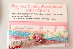 Origami Lucky Paper Stars Mini Craft