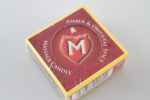 Amber & Oriental Spice Massage Candle