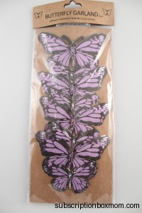 Lilac Butterfly Garland
