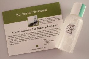 Homespun Northwest Natural Lavender Eye Makeup Remover