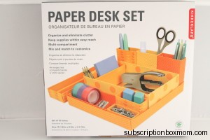 Kikkerland Paper Desk Set