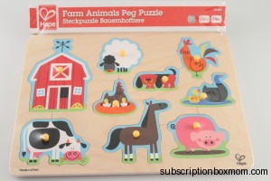 Hape Farrn Animals Peg Puzzle