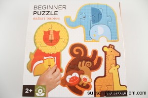 Petit Collage Beginner Puzzle Safari Babies