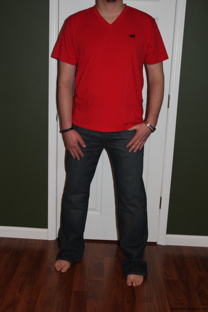 Red Shirt and Jeans