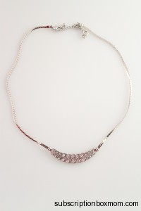 Silver Overlapping Leaves Necklace-Korea