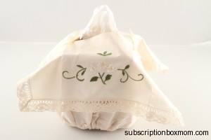 Handmade Embroidered Tissue Box Cover-Japan