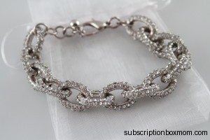 Urban Gem Bling On Bracelet in Silver