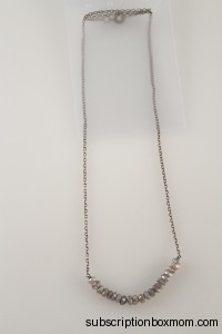 Lotus Jewelry Studio Black Seed Necklace in Diamond Labrodorite