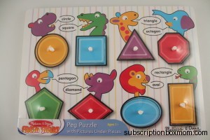 Melissa And Doug - See Inside Peg Puzzle 