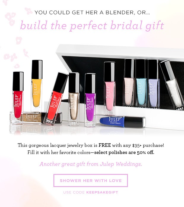 Julep 50% off polish + free keepsake box