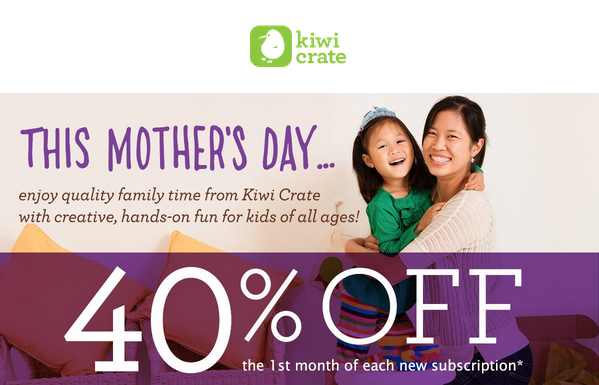 May 2014 Kiwi Crate Discount Code