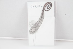 Metal Feathers Shaped  Reading Bookmark