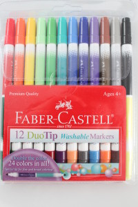 Faber Castell 12 Duo Tip Washable Markers