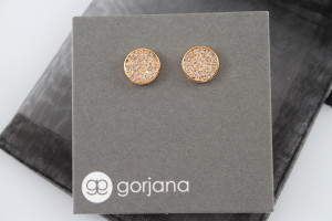 Gorjana Pristine Circle Stud Earrings
