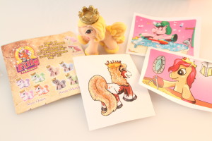 Pony, Stickers, and Tatoo