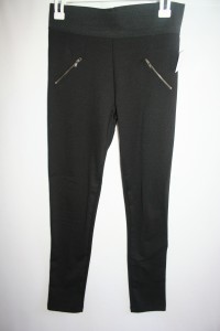 Blu Pepper Black Zipper Pocket Legging