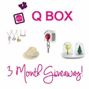 Q Box 3 Month Giveaway