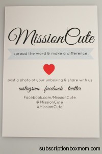 MissionCute Card