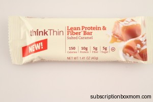 Think Thin Salted Caramel Protein and Fiber Bar