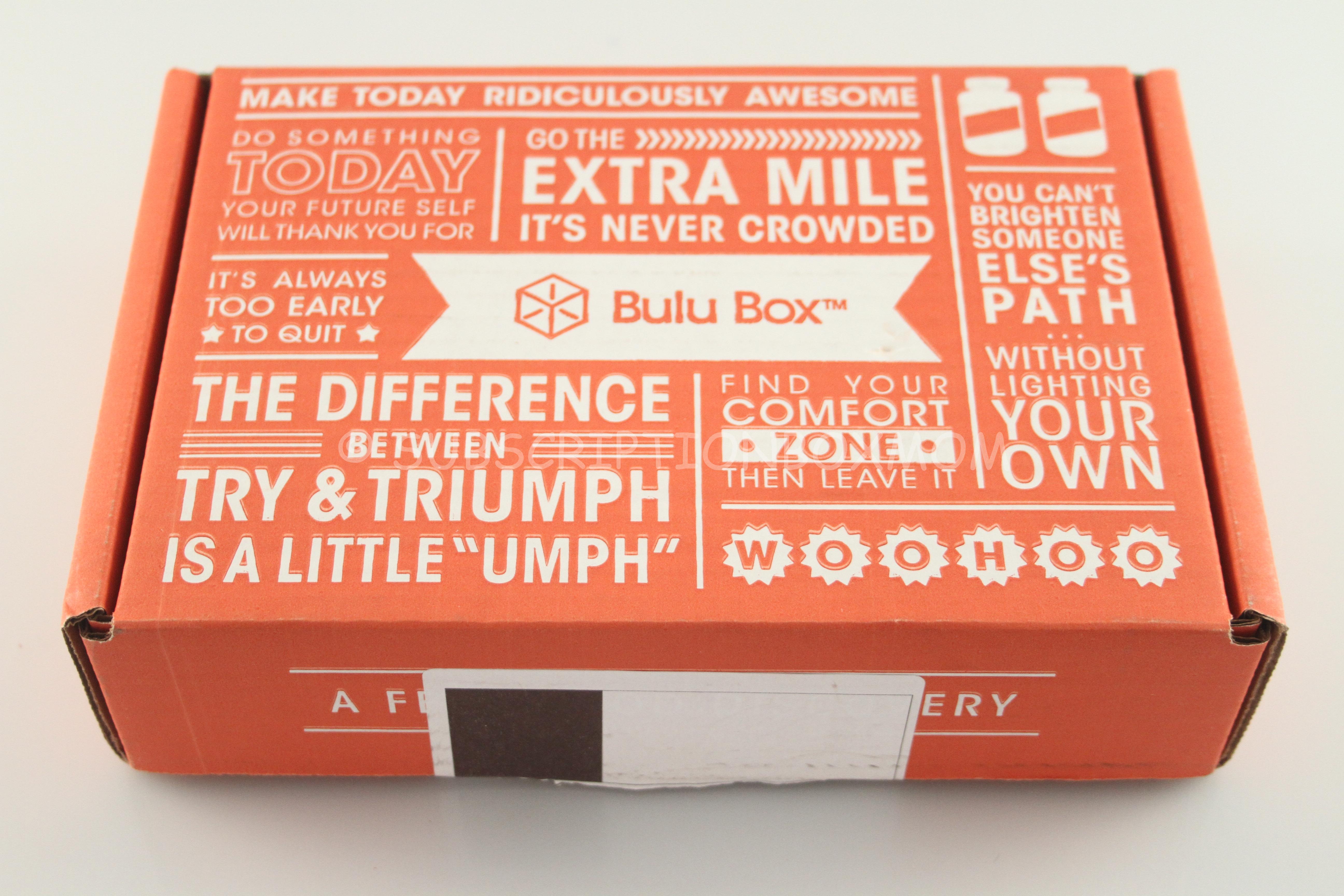 June 2014 Bulu Box Subscription Box Review + 50% Discount + July Spoilers + Giveaway