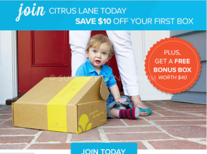 Citrus Lane $50.00 Deal