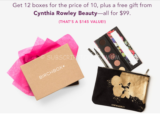 Birchbox Year Subscription Deal