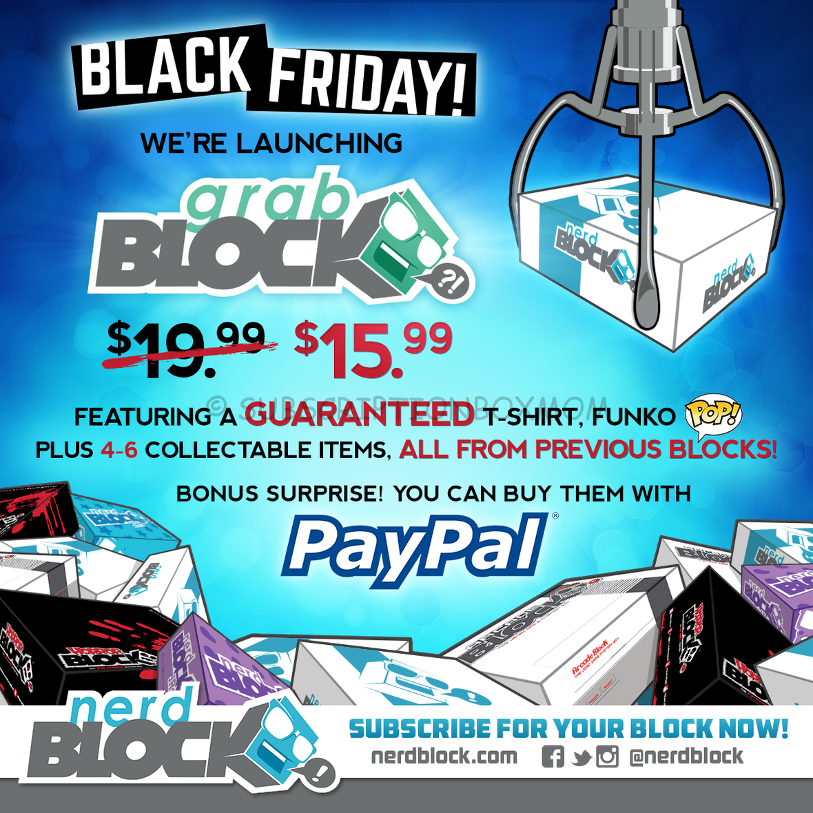 Nerd Block Grab Block Cyber Monday Deal 2014 