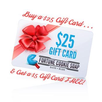 Fortune Cookie Soap FREE $5 eGift Card
