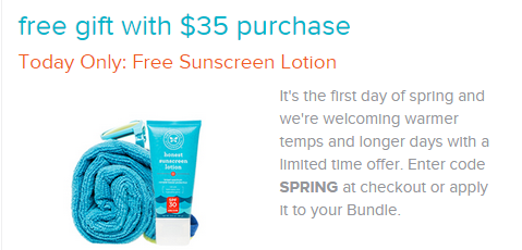 Free Honest Sunscreen Today Only + Free Trial