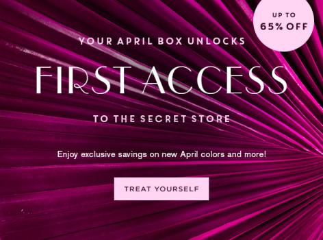 Julep April Secret Store is Open + Spring Fling Free Box Offer
