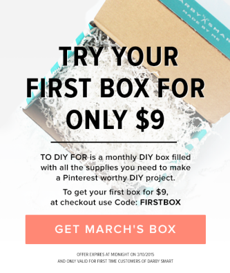 Darby Smart Coupon - First Box $9.00
