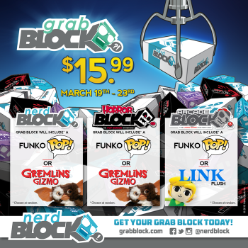 Nerd Block Grab Block Mystery Boxes - Arcade Block - Horror Block Also Available