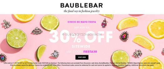 BaubleBar Cinco De Mayo Coupon