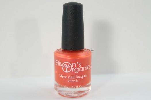 Ellison's Organics 3-Free Nail Lacquer in Kaptivating Koral