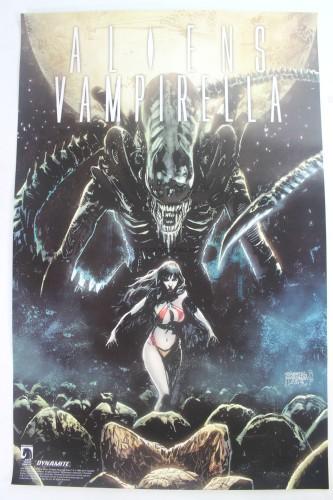 Aliens vs Vampirella Poster