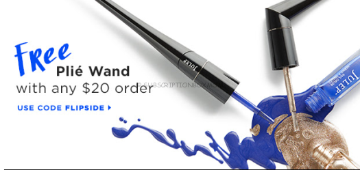 Free Julep Plie Wand (with Purchase) + Free Boxes