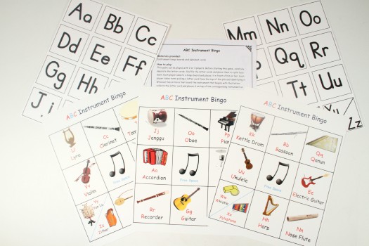 ABC Instrument Bingo