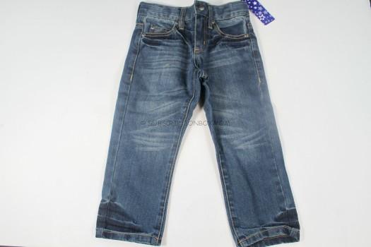 classic straight denim jeans