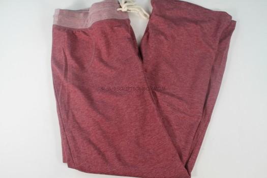 Noveau French Terry Pant in Red