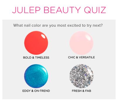 Free Julep Customized Welcome Box