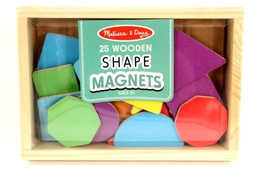 Melissa & Doug Magnetic Wooden Shapes and Colors