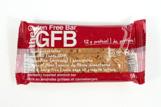 The GFB Cranberry Toasted Almond Bar: 