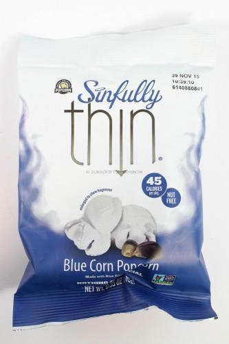 Sinfully Thin Blue Corn Popcorn