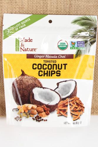 Made in Nature Ginger Masala Chai Toasted Coconut Chips