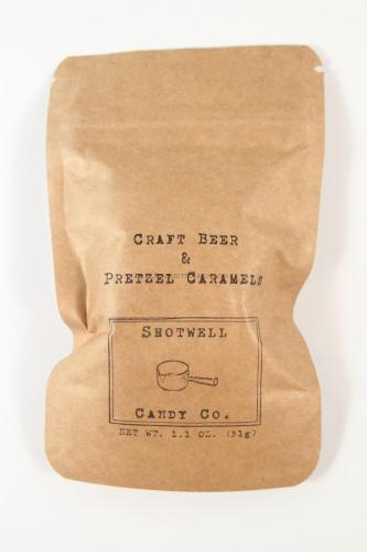 raft Beer & Pretzel Caramels from Shotwell Candy 