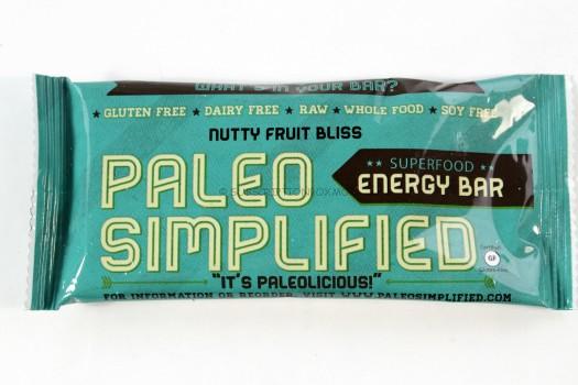 Paleo Simplified Superfood Energy Bar