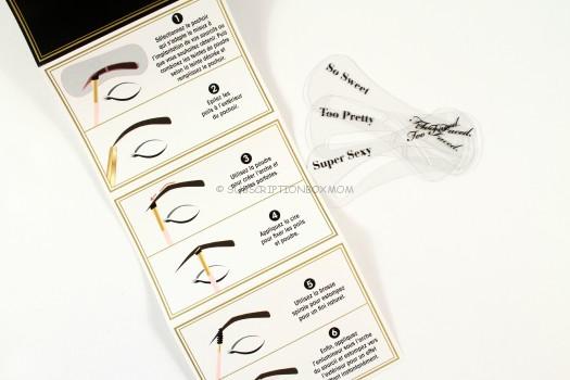 brow guides and instructions